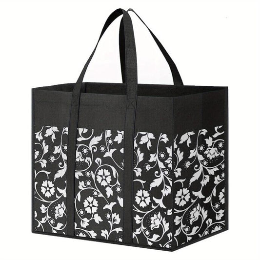 Foldable Reusable Shopping Bag Tote Bags with Reinforced Handles