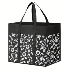 Foldable Reusable Shopping Bag Tote Bags with Reinforced Handles