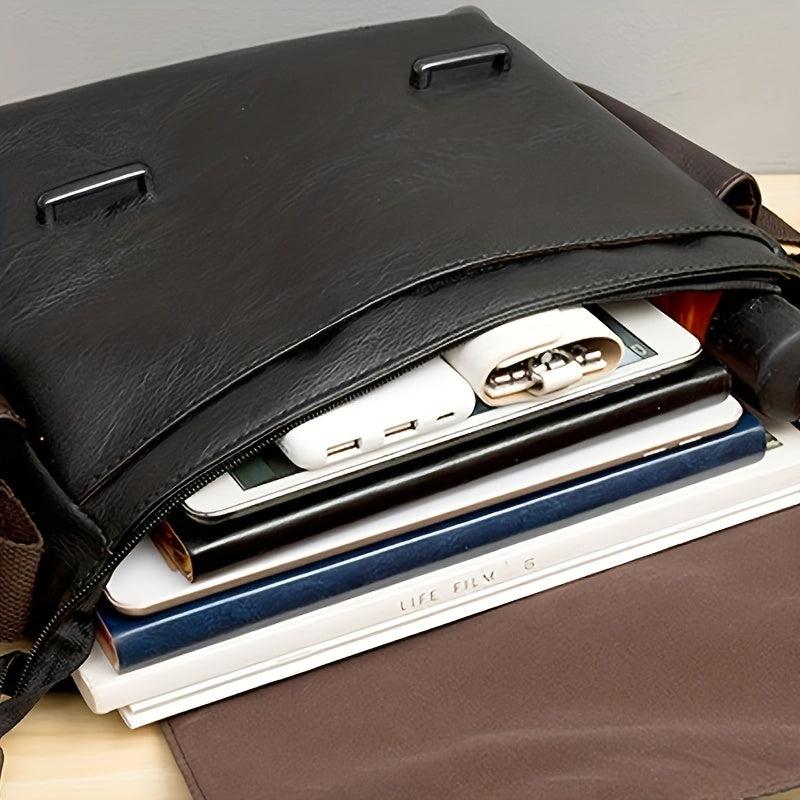 Casual Colorblock Messenger Shoulder Bag All Match Crossbody Bag For School