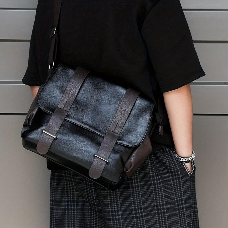 Casual Colorblock Messenger Shoulder Bag All Match Crossbody Bag For School