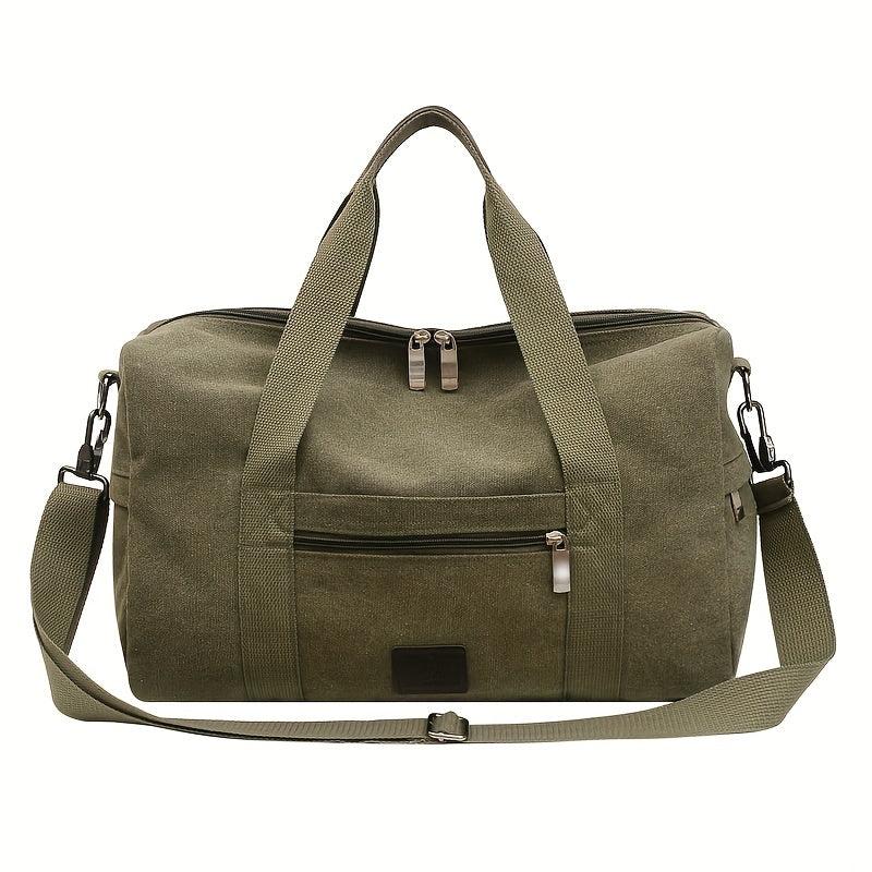 Large Capacity Canvas Duffle Bag Minimalist Luggage Handbag