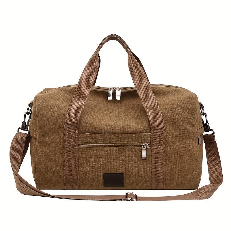 Large Capacity Canvas Duffle Bag Minimalist Luggage Handbag