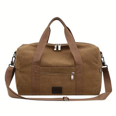 Large Capacity Canvas Duffle Bag Minimalist Luggage Handbag