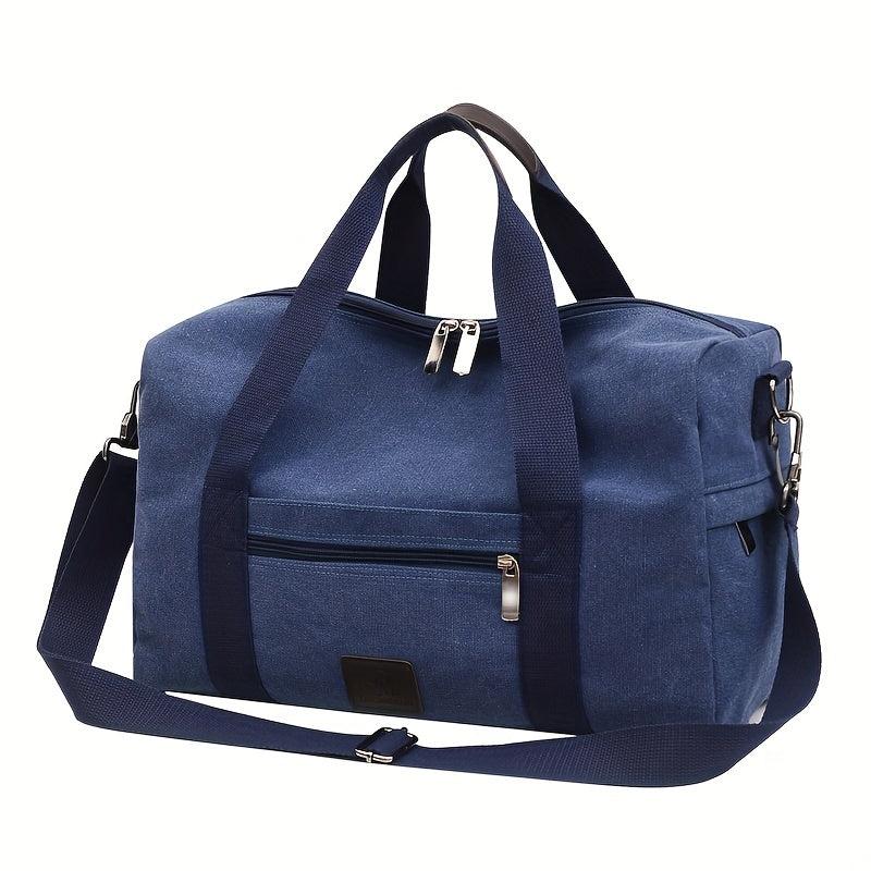 Large Capacity Canvas Duffle Bag Minimalist Luggage Handbag