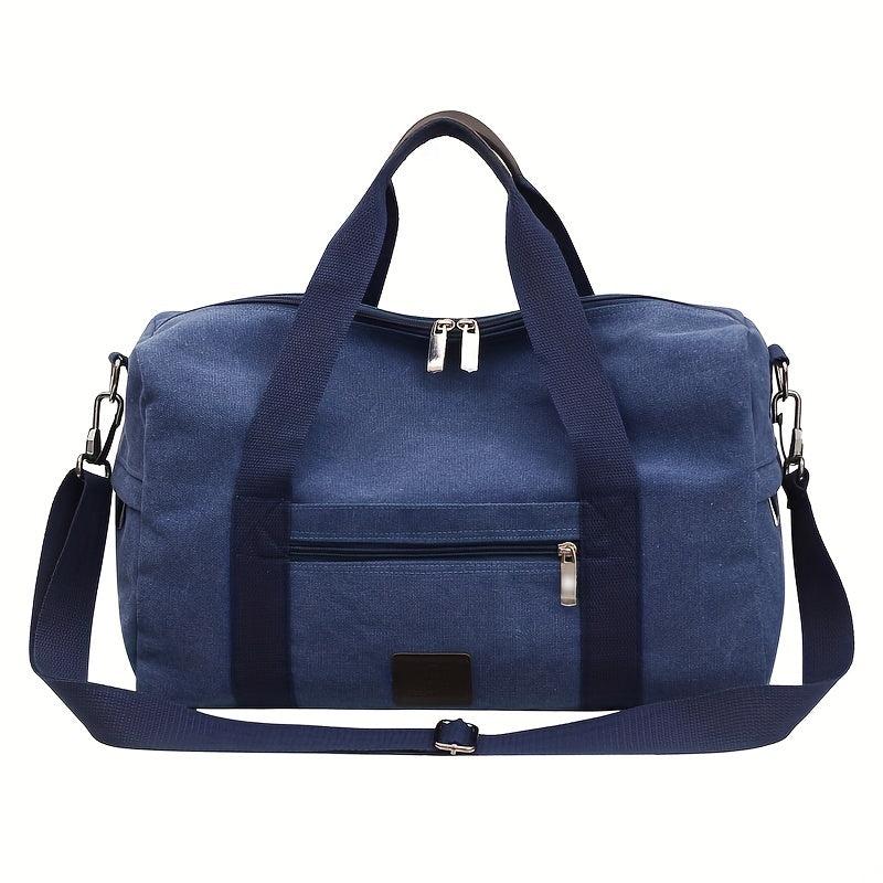 Large Capacity Canvas Duffle Bag Minimalist Luggage Handbag