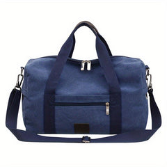 Large Capacity Canvas Duffle Bag Minimalist Luggage Handbag
