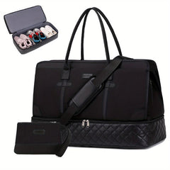 Large Capacity Duffle Bag Set Lightweight Luggage Bag With Shoe Compartment