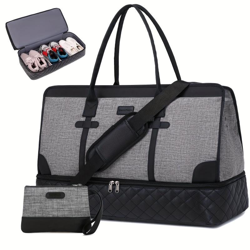 Large Capacity Duffle Bag Set Lightweight Luggage Bag With Shoe Compartment
