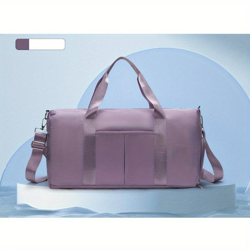 Large Capacity Crossbody Gym Sports Bag with Wet Dry Separation