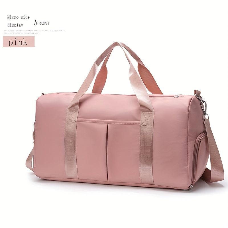 Large Capacity Crossbody Gym Sports Bag with Wet Dry Separation