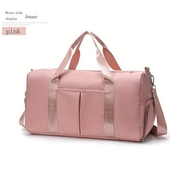Large Capacity Crossbody Gym Sports Bag with Wet Dry Separation