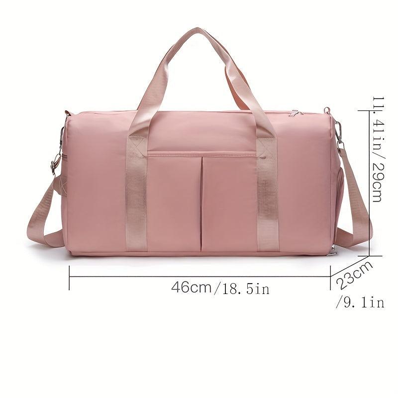 Large Capacity Crossbody Gym Sports Bag with Wet Dry Separation