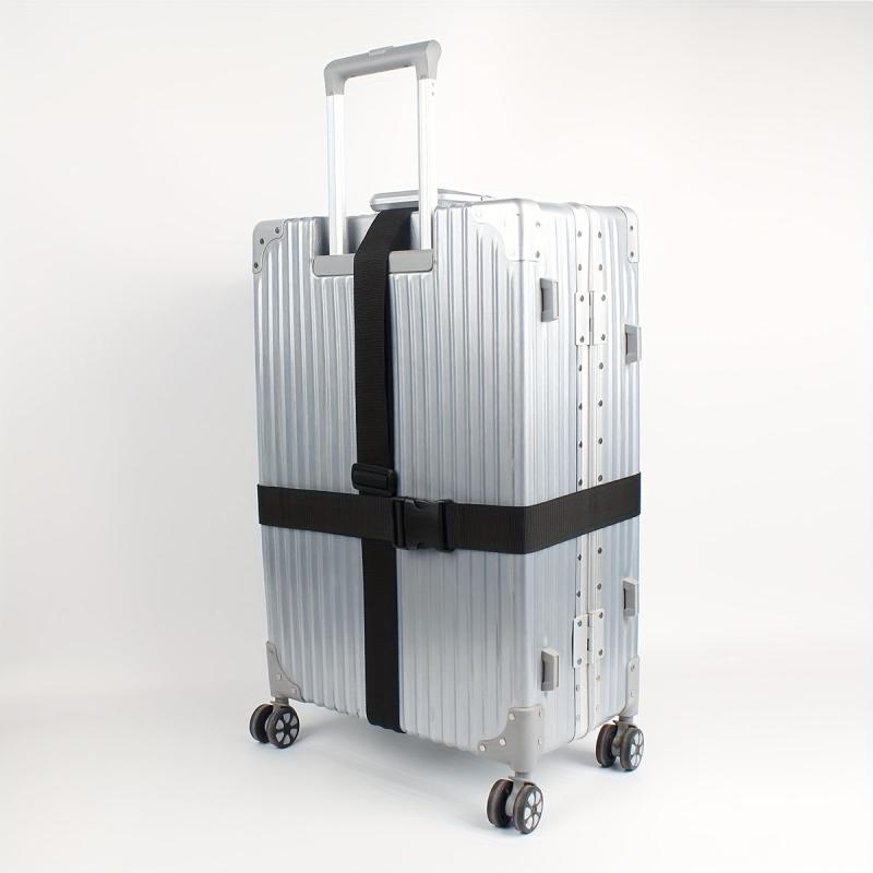 2pcs Cross Password Travel Luggage PU Airplane Tag With Cross Strap