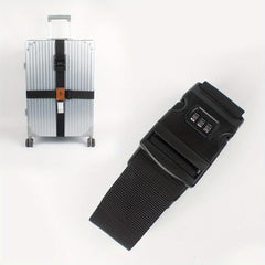 2pcs Cross Password Travel Luggage PU Airplane Tag With Cross Strap