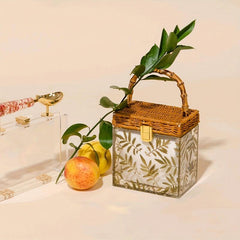 2pcs Bamboo Pattern Bag Purse Handle Handcrafted Hand Bags Accessories