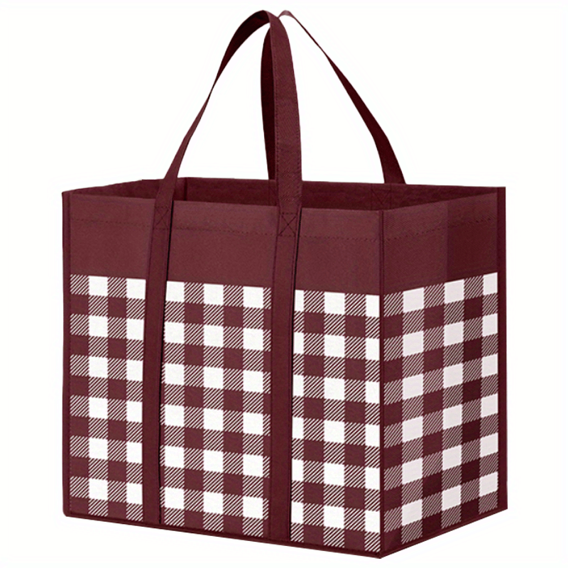 Thick Reusable Luggage Bag Shopping Tote with Reinforced Handles