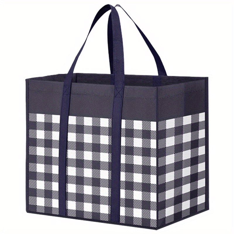 Thick Reusable Luggage Bag Shopping Tote with Reinforced Handles