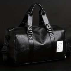PU Leather Duffel Bag for Travel Storage Fitness Yoga Sports