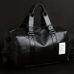 PU Leather Duffel Bag for Travel Storage Fitness Yoga Sports