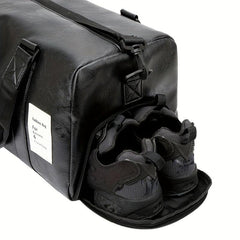 PU Leather Duffel Bag for Travel Storage Fitness Yoga Sports