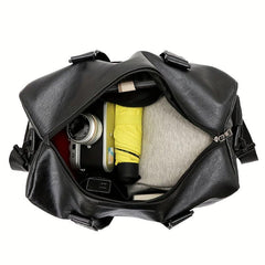 PU Leather Duffel Bag for Travel Storage Fitness Yoga Sports