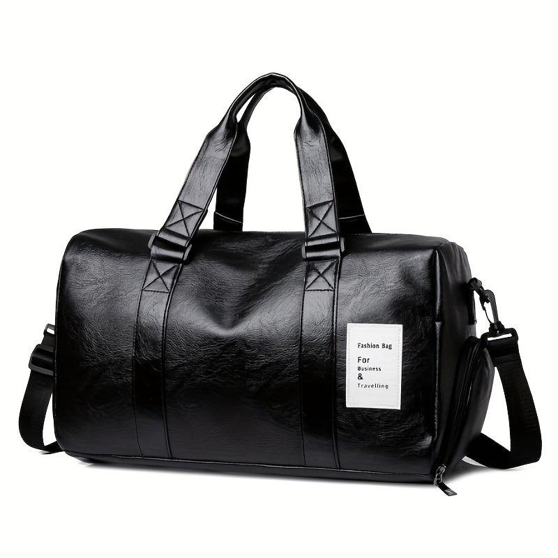 PU Leather Duffel Bag for Travel Storage Fitness Yoga Sports