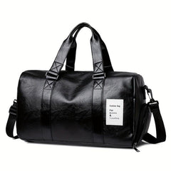PU Leather Duffel Bag for Travel Storage Fitness Yoga Sports
