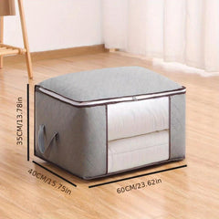 Large Clothes Storage Bag with Handle Clear Window