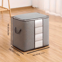 Large Clothes Storage Bag with Handle Clear Window