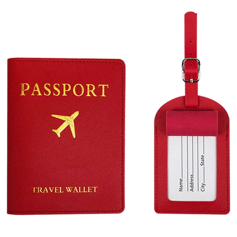 Luggage Tag Passport Holder Set