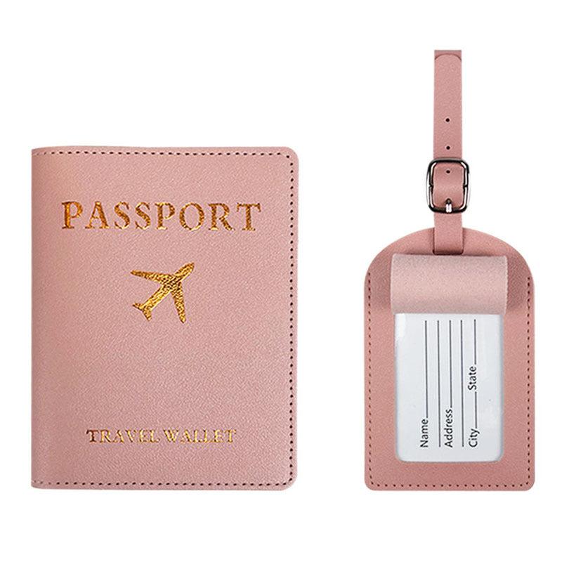 Luggage Tag Passport Holder Set