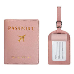 Luggage Tag Passport Holder Set