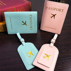 Luggage Tag Passport Holder Set