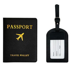 Luggage Tag Passport Holder Set