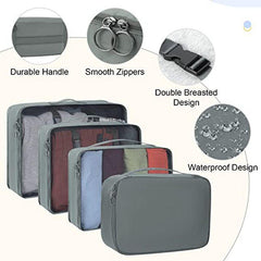 7pack Travel Storage Bags Cube Luggage Storage Bags Travel Packaging Bags