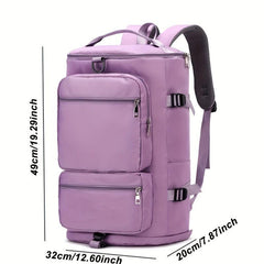 Functional Travel Backpack Wet And Dry Separation Sports Gym Bag Lightweight