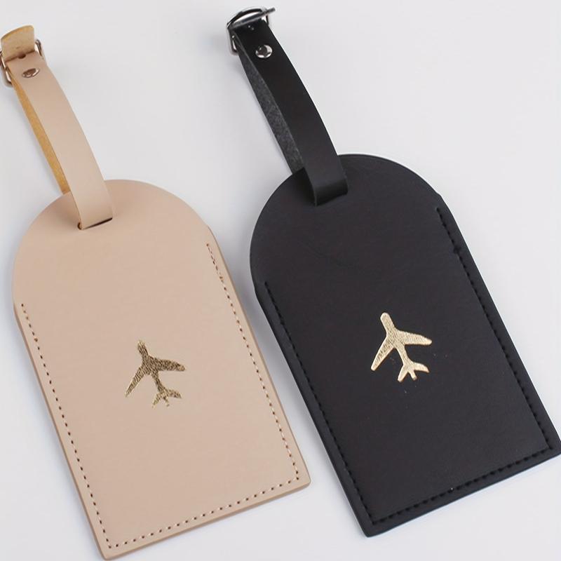 Couple Travel Bronzing Luggage Tag 2pcs Set