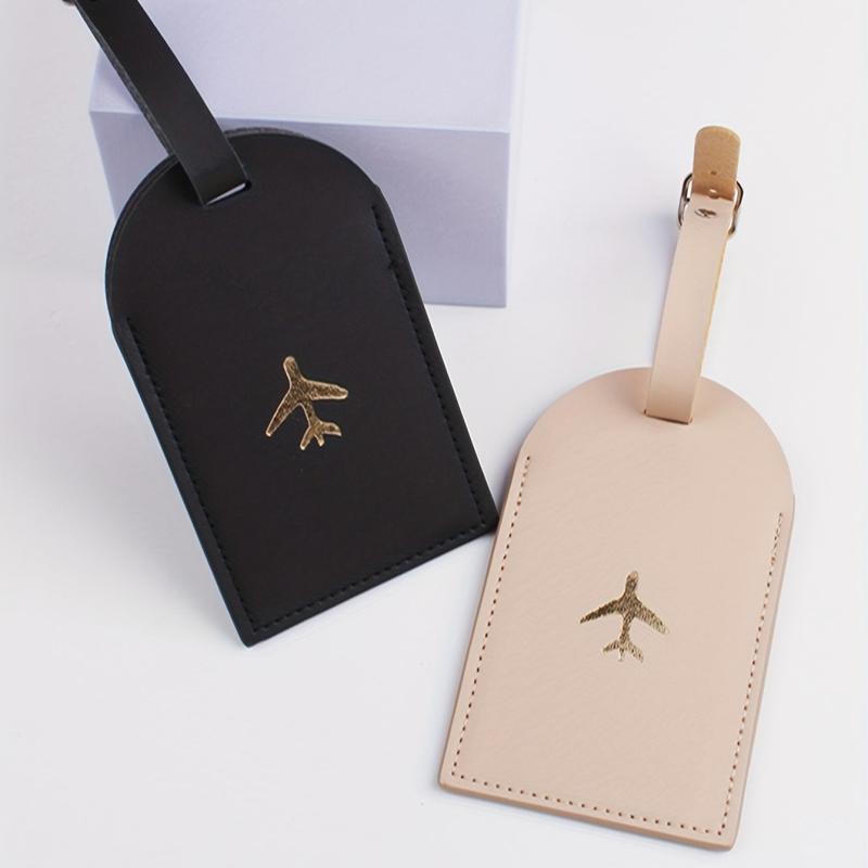 Couple Travel Bronzing Luggage Tag 2pcs Set