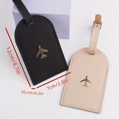 Couple Travel Bronzing Luggage Tag 2pcs Set
