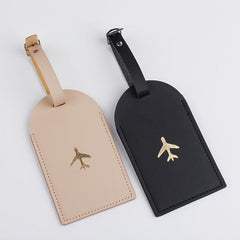 Couple Travel Bronzing Luggage Tag 2pcs Set