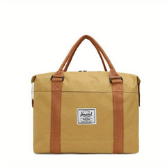 Women's Colorblock Duffle Bag Large Capacity Luggage Handbag