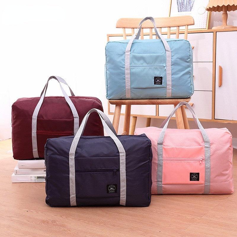 Foldable Duffle Bag Sports Gym Lightweight Travel Carry On Luggage