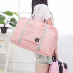 Foldable Duffle Bag Sports Gym Lightweight Travel Carry On Luggage