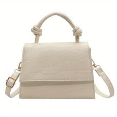 Crocodile Pattern Handbag Mini PU Leather Crossbody Bag