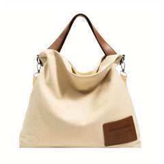 Canvas Tote Bag Large Capacity Crossbody Hobo Bag