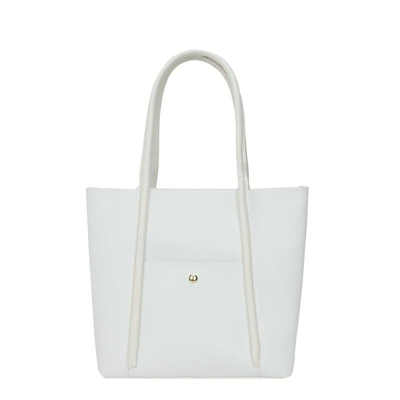 Large Capacity PU Leather Tote Bag for Women