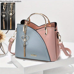 Tassel Decor Crossbody Bag Top Ring Purses