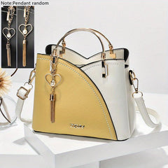 Tassel Decor Crossbody Bag Top Ring Purses