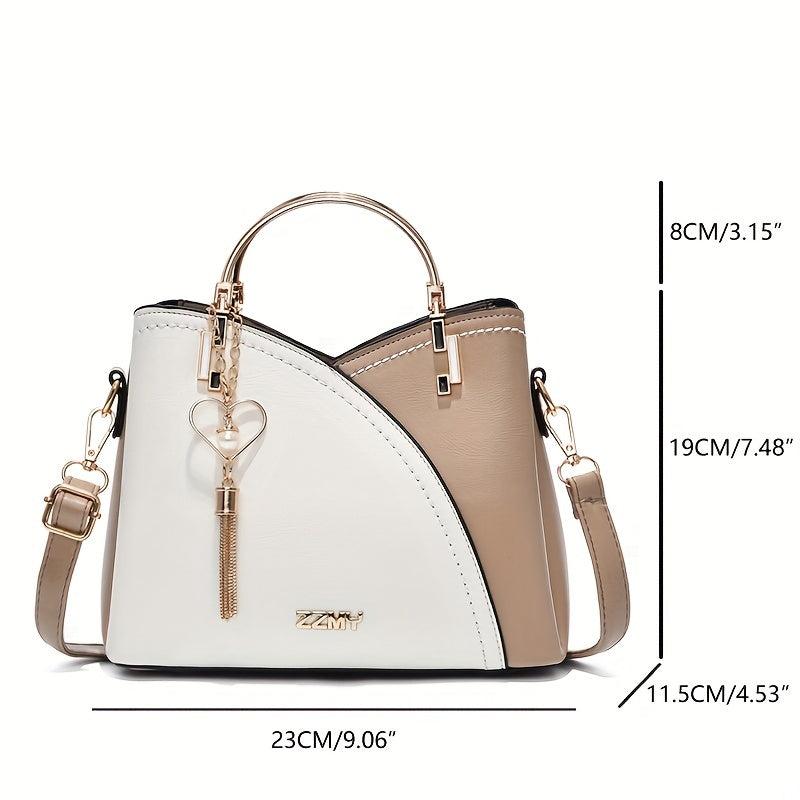 Tassel Decor Crossbody Bag Top Ring Purses