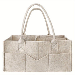 Felt Diaper Caddy Organizer Large Capacity Baby Nursey Storage Bag